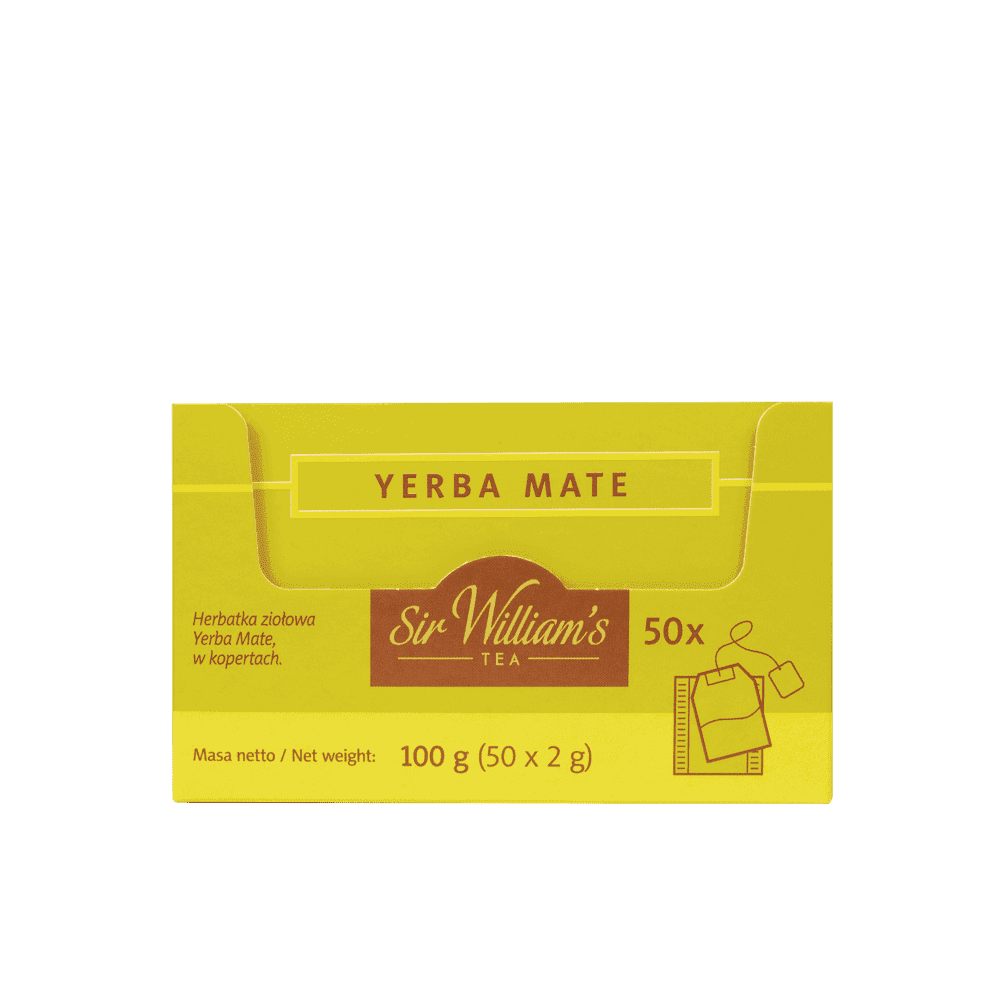 Ziołowa Herbata Sir William’s Tea Yerba Mate 50 Saszetek 